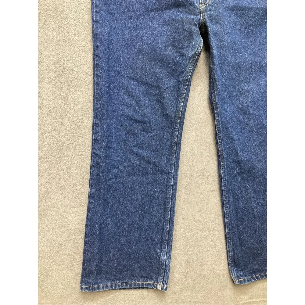 VTG LEVI 317 Bootcut Jeans Mens Size 42x30 Orange Tab Made in USA (Actual 40x29)